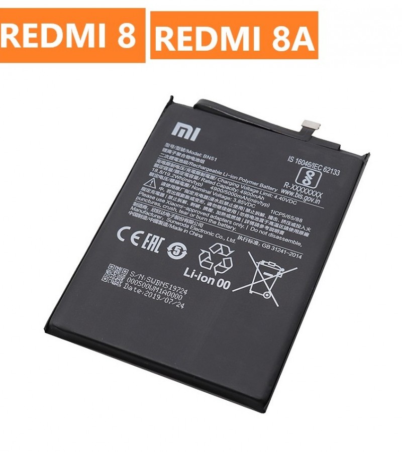 Xiaomi Redmi 8 Redmi 8A Battery Replacement BN51 Battery With 4000mAh