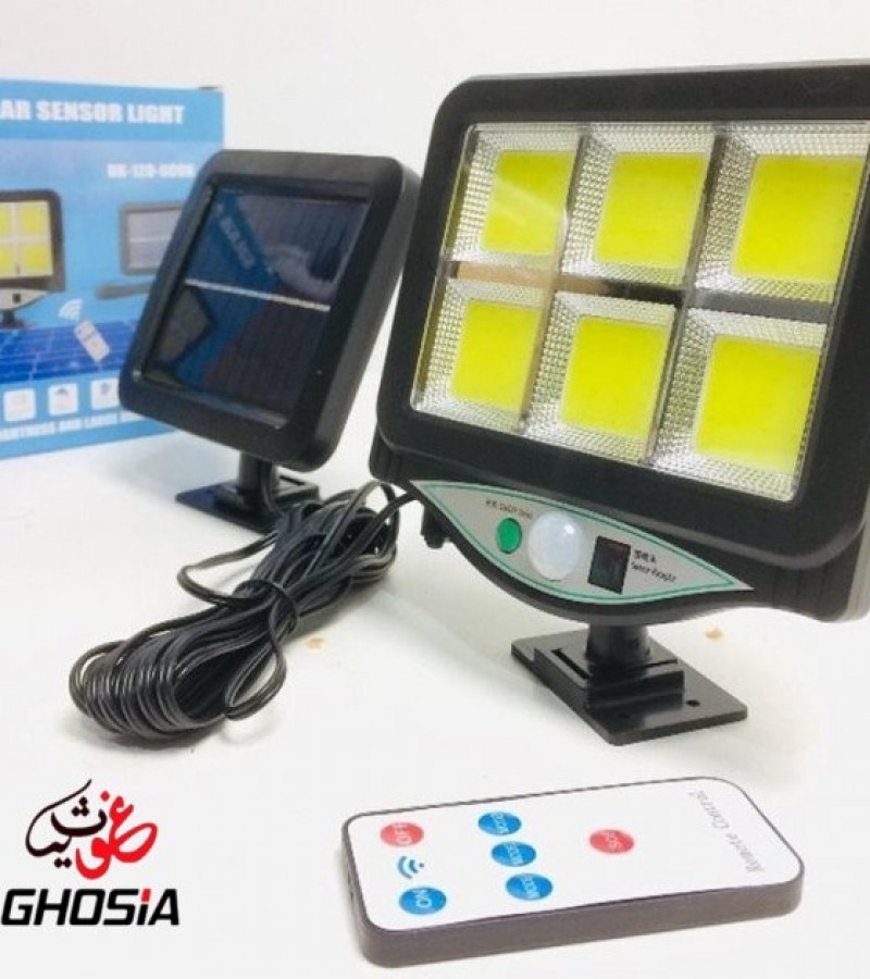 128 LED Solar Wall Light Garden Security Lamp PIR Motion Sensor IP65 with Remote Control Outdoor