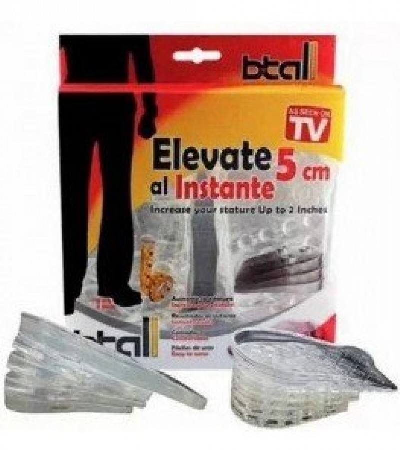 2 in 1 B Tall Shoe Insoles – Elevate Height up to 5 cm Instantly