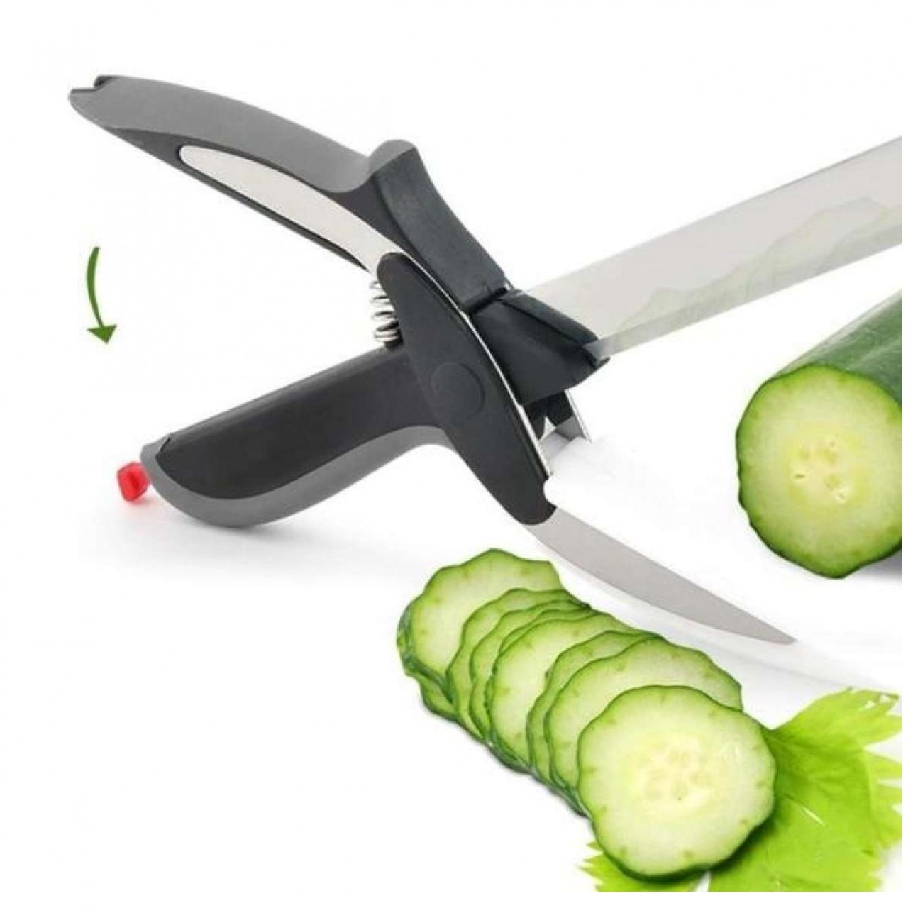 2 In 1 - Smart Cutter For Kitchen Use - Black