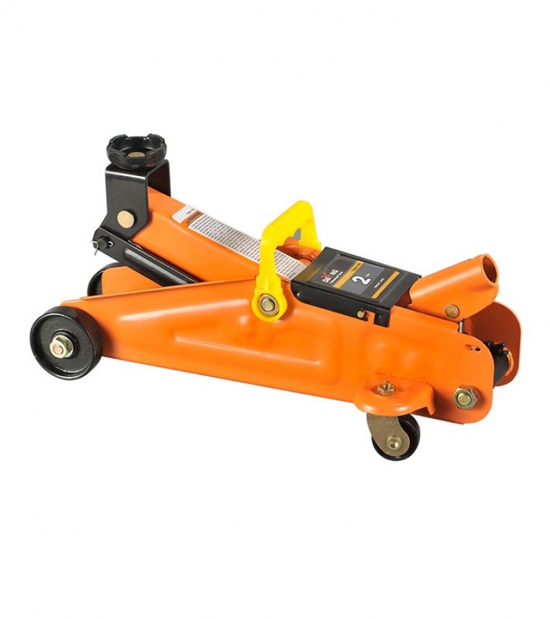 2 Ton Hydraulic Car Floor Jack - Long Frame - Orange