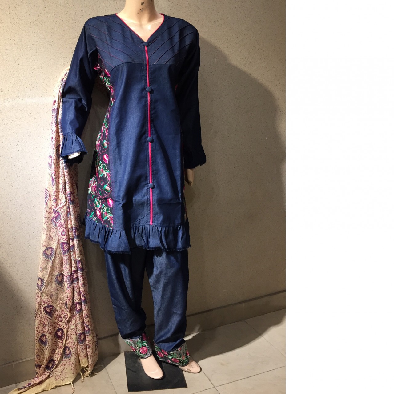 long frock jeans