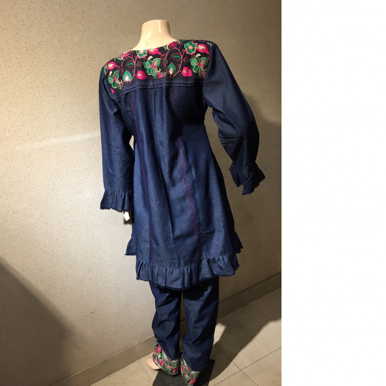 long frock jeans