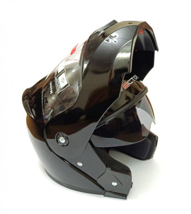 3 in 1 Motorcycle Helmet - Black