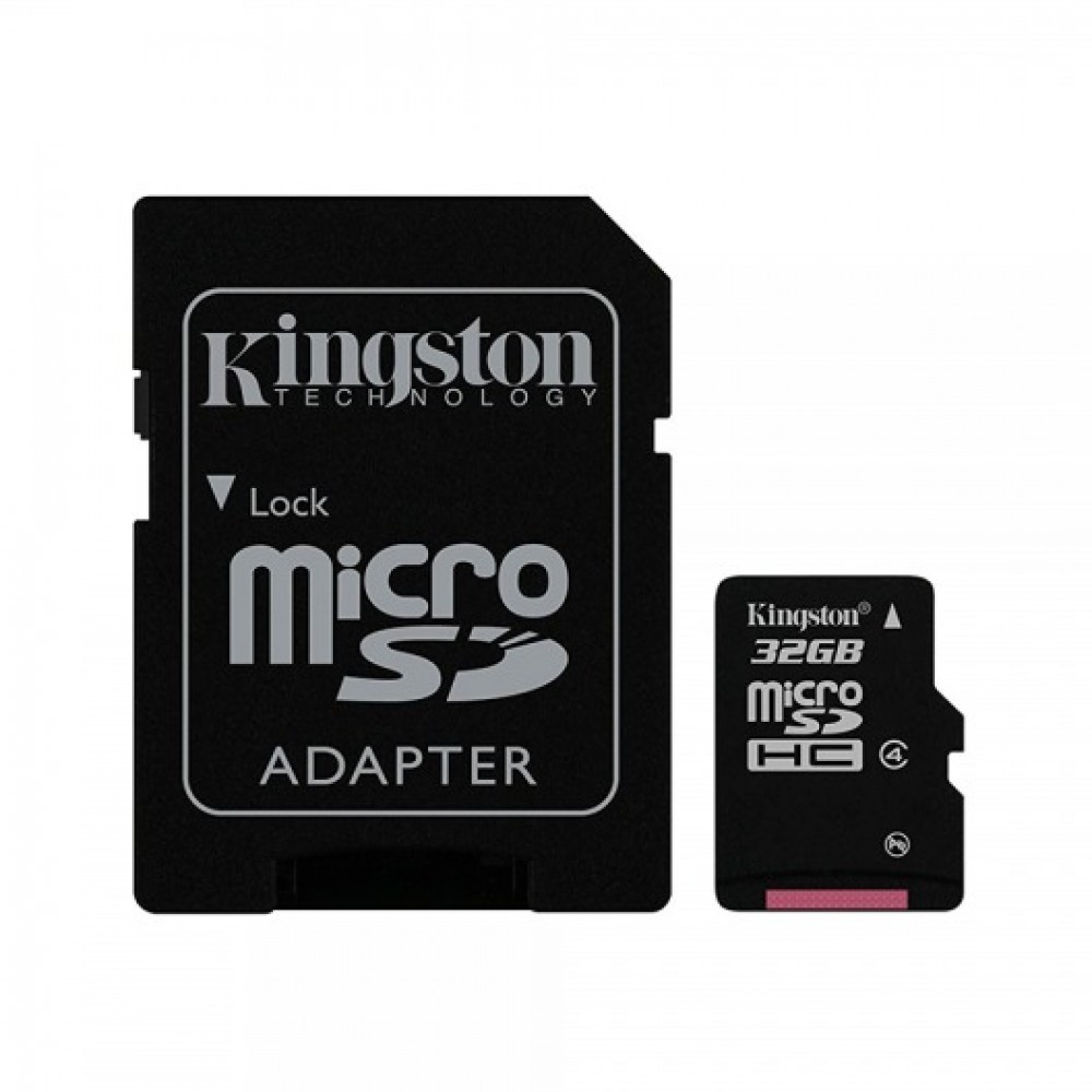 KIGSTONE 32GB Micro SDHC Memory Card With SD Adapter