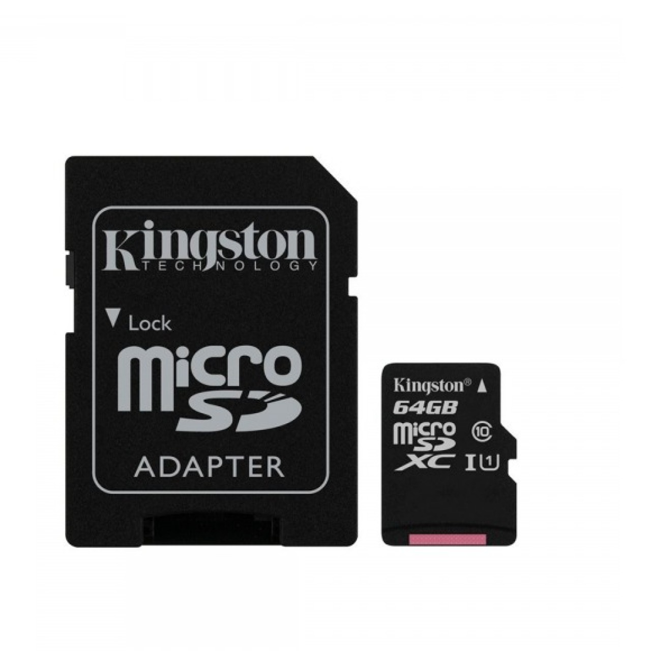 KIGSTONE 64GB Micro SDHC Memory Card With SD Adapter