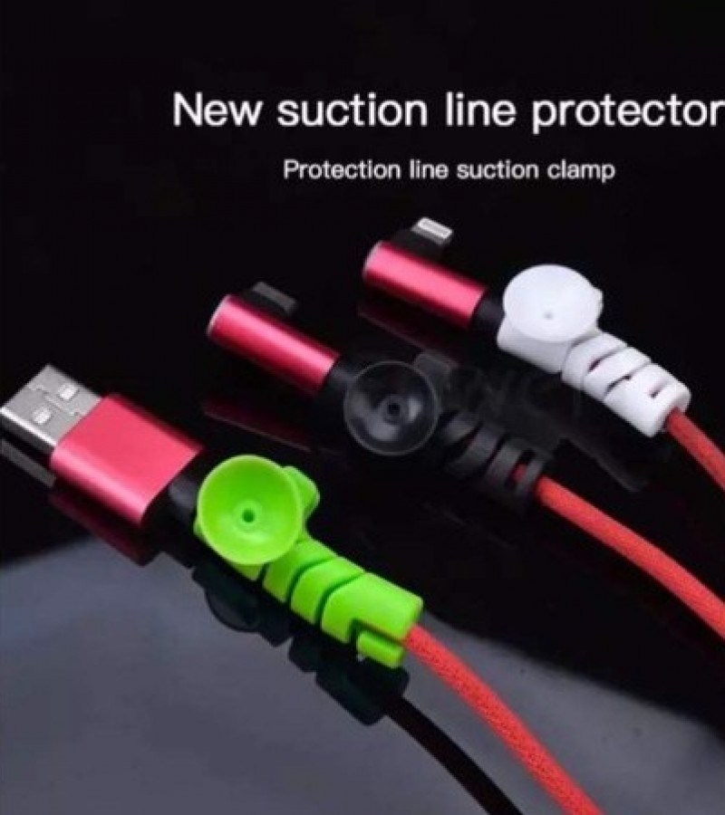 4Pcs Spiral Data Cable Protective Cover Is Suitable for The Charging Cable Protector - Multi