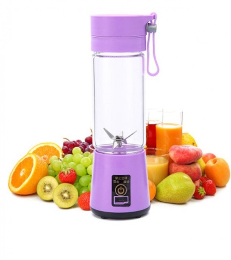 6 Blades 400Ml Mini Juicer Rechargeable