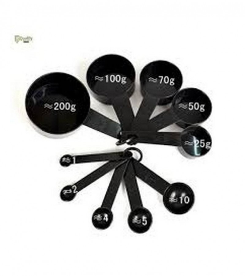 10 Piece Measuring Cups And Measuring Spoons With Good Plastic Material and Durable