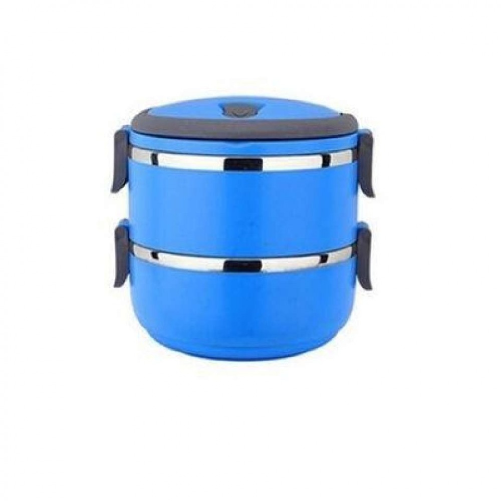 2 Layered Stainless Steel Lunch Box