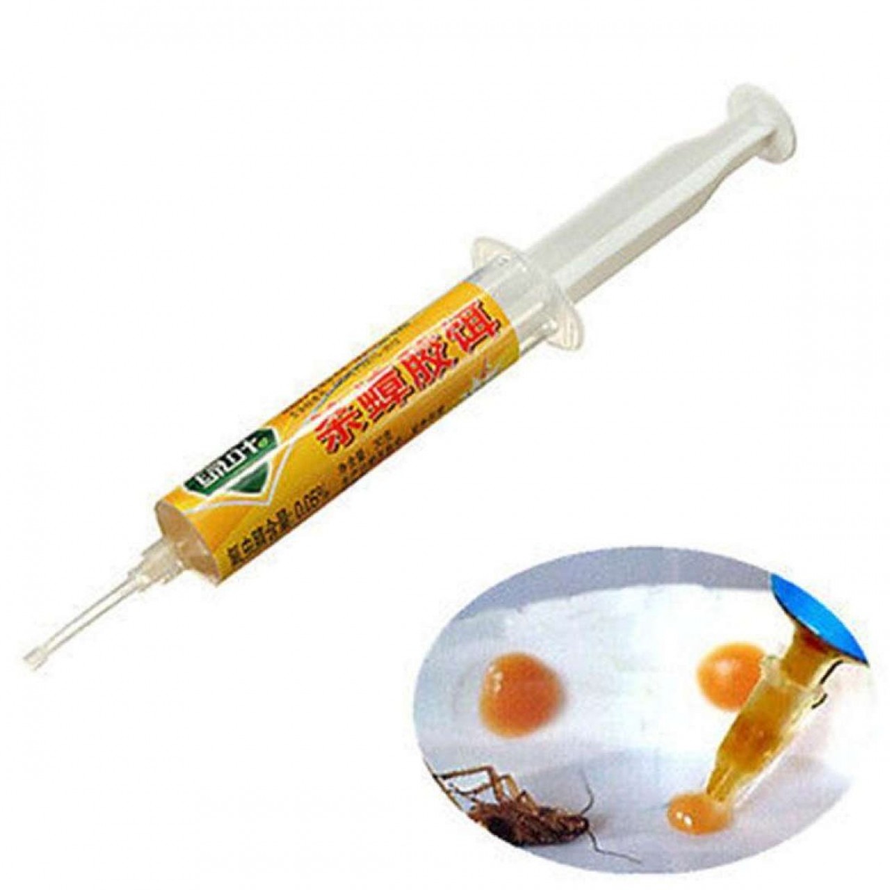Killer Roach Bait Gel Poison - Professional Syringe - Cockroach Killer