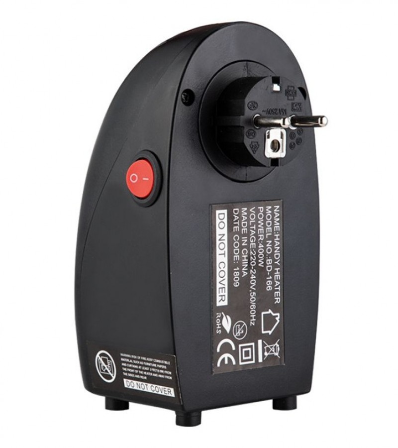 400W Mini Fan Heater Wall Mounted Electric Heater for Winter