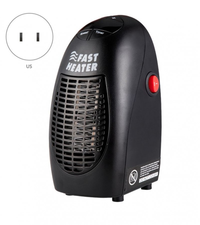 400W Mini Fan Heater Wall Mounted Electric Heater for Winter