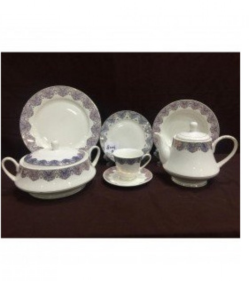 75 Piece Bone China Dinner Set - 8 Person Serving - 22KG