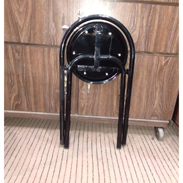 Folding Chair For Namaz Without Back - Black(Commando)