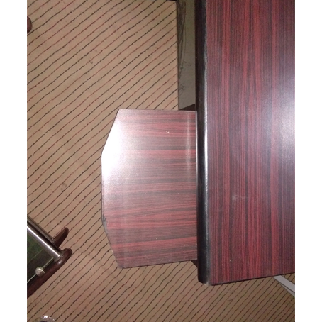 Wooden Office Table - 2 drawers - One Box Shaped Locker