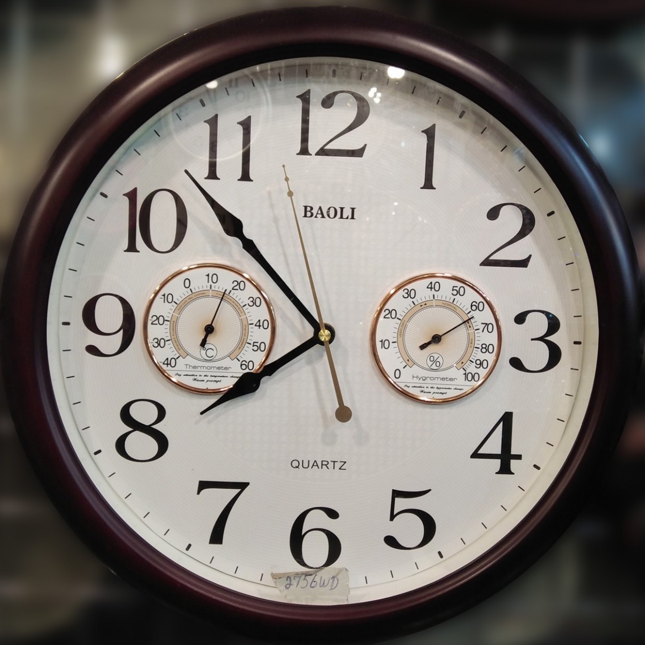 Baoli Quartz Plastic Wall Clock For Office & Home