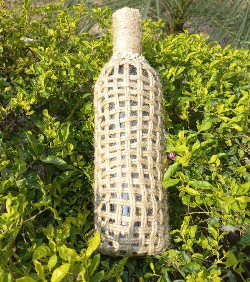 Creative Handmade Beautiful Jute Bottle