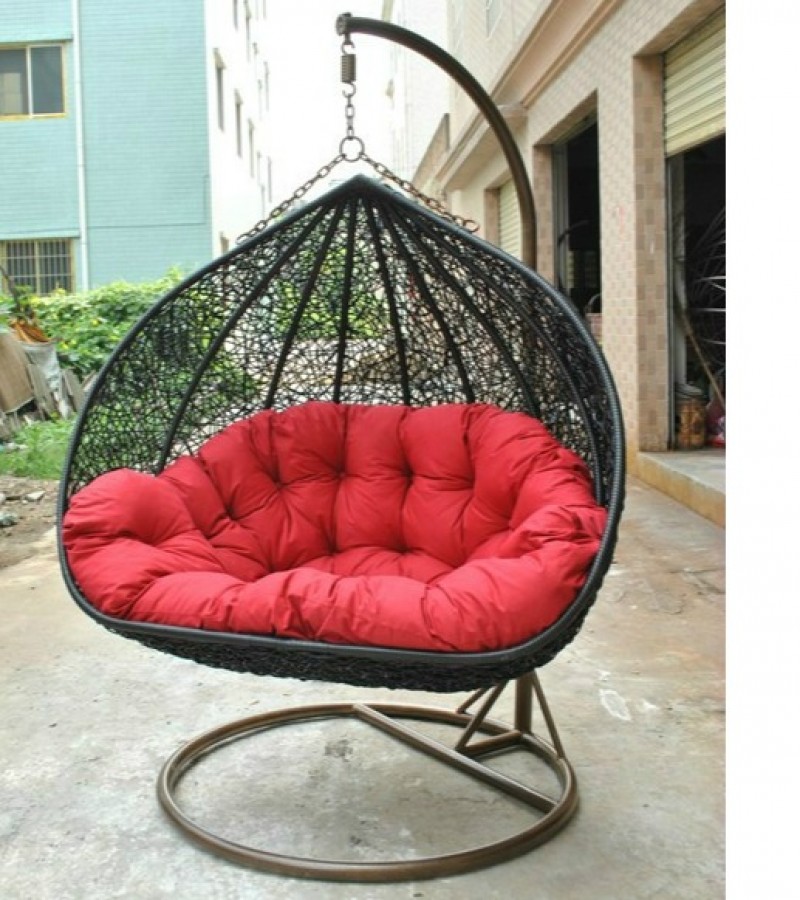 Double Seater Hanging Swing Chair – Modern Jhoola