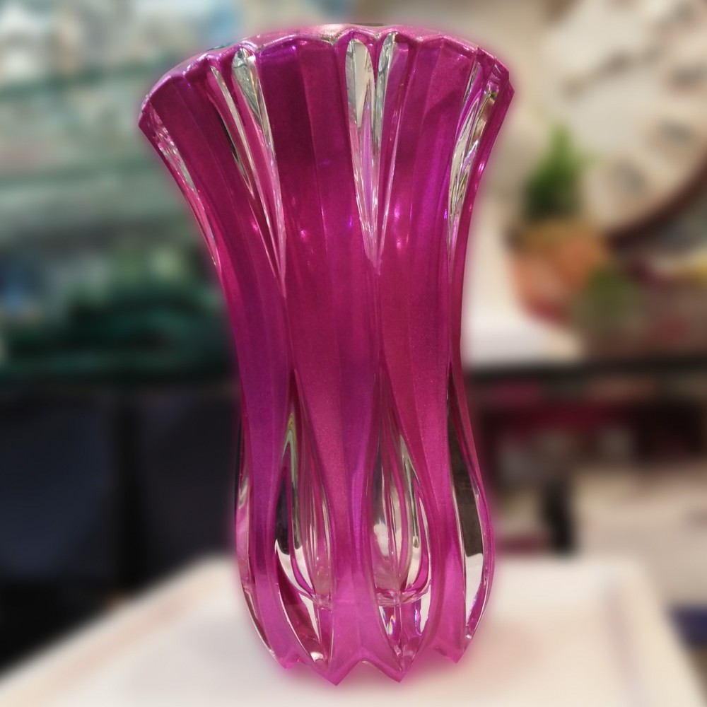 Fancy Glass Vase Guldaan For Office & Home Decoration