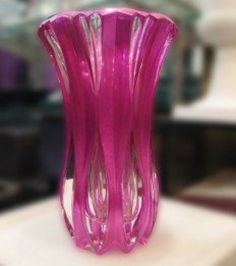 Fancy Glass Vase Guldaan For Office & Home Decoration