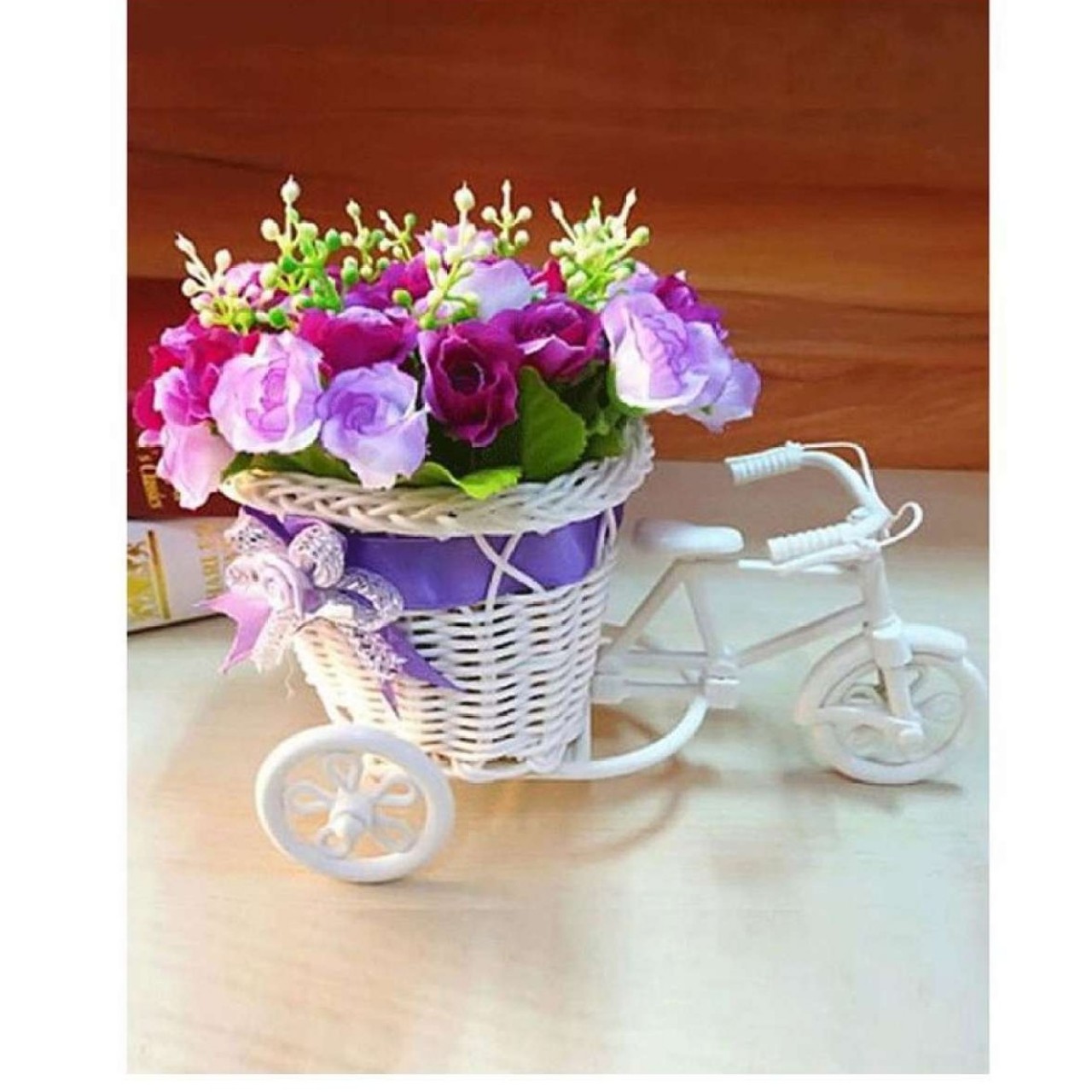 Floral Bicycle Decoration Piece