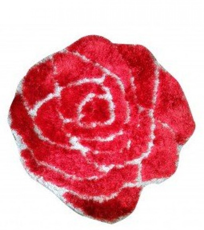 Flower Soft Shaggy Mat - Home Decoration
