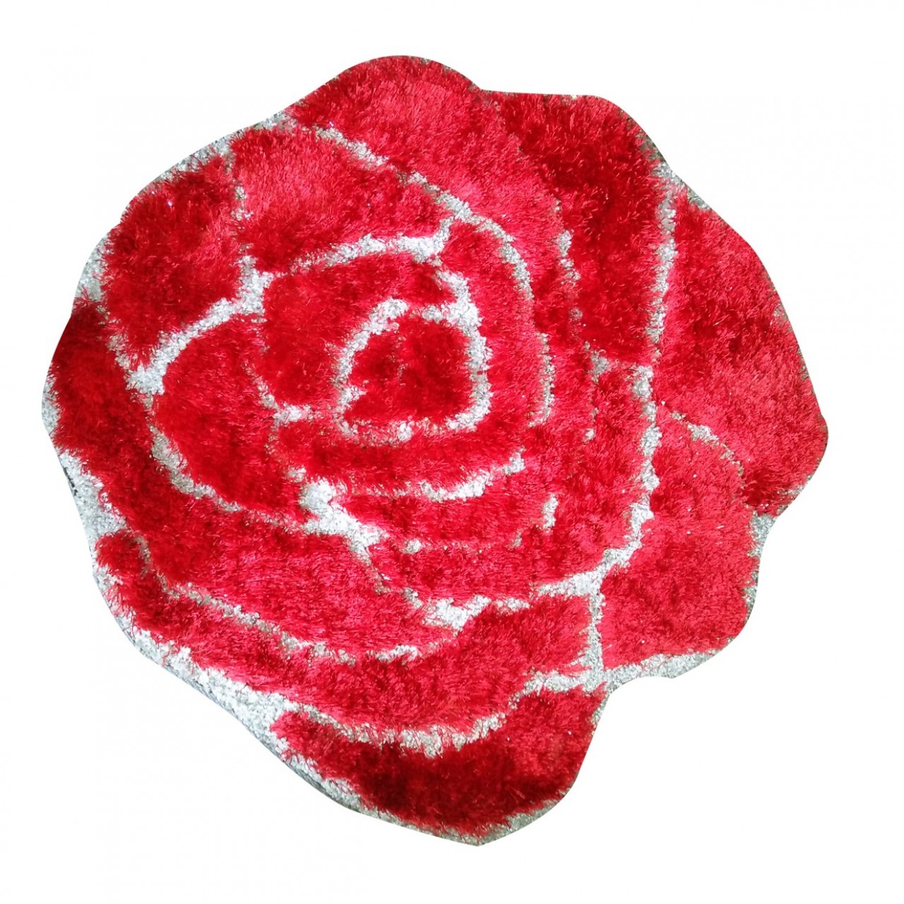 Flower Soft Shaggy Mat - Home Decoration