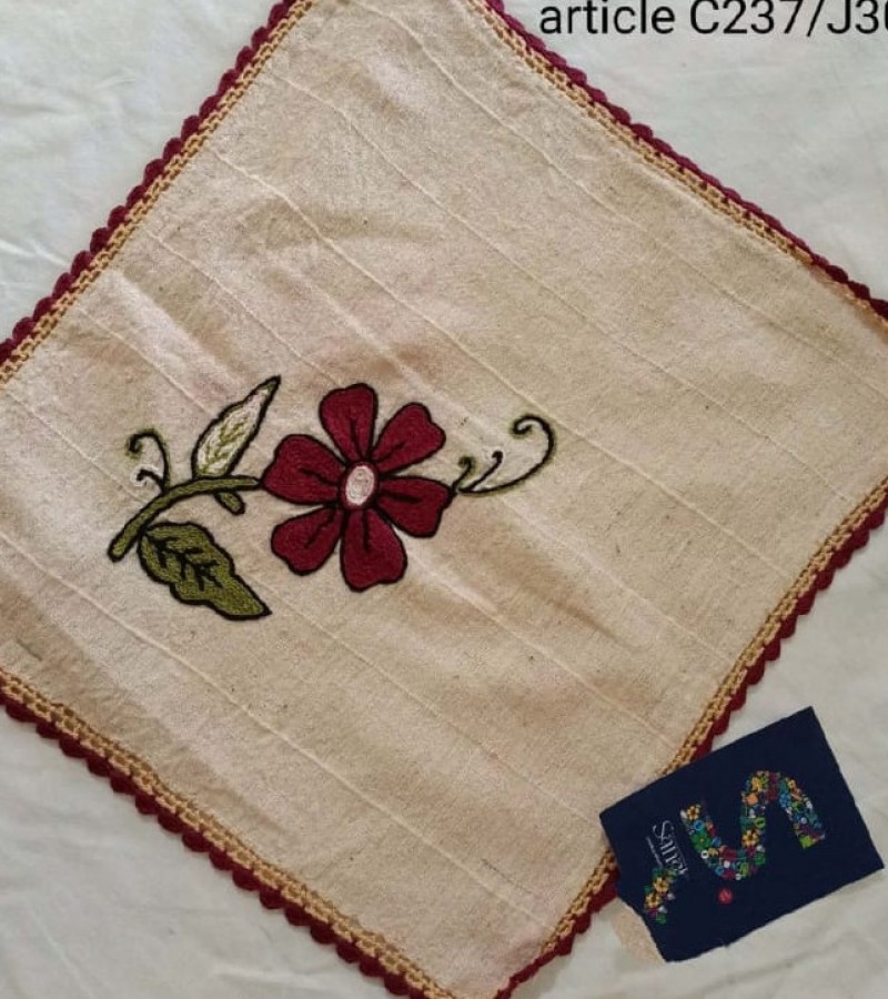 Hand made embraided cushion
