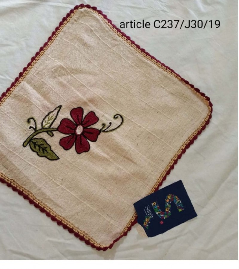 Hand made embraided cushion