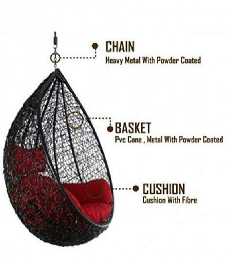 Hanging Swing Chair for ceiling - stand not included