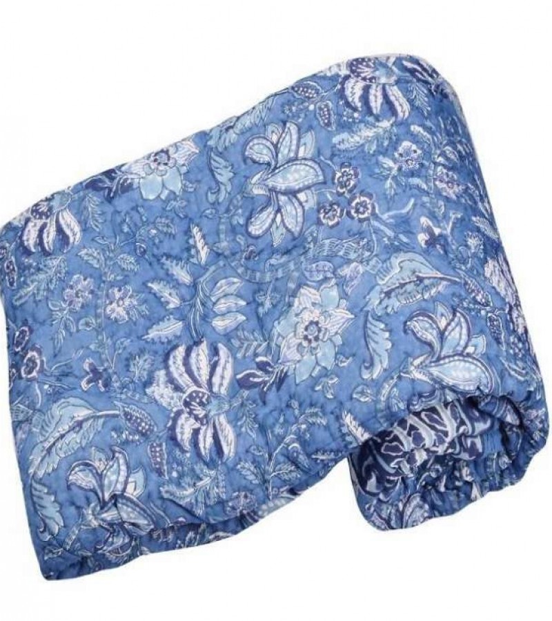 Heavy Double Bed Quilt Vicky Lucky Razai Comforters Multicolor