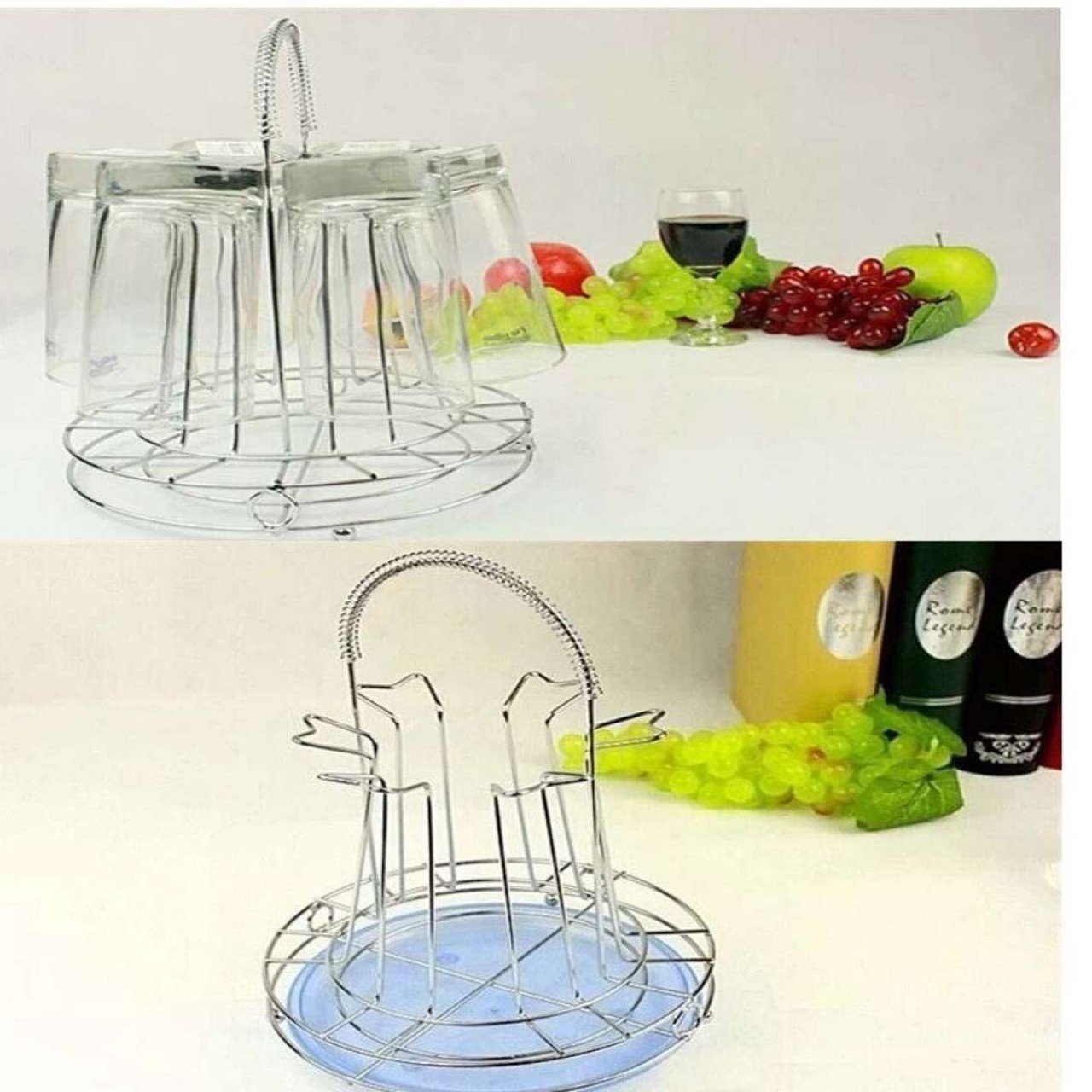 Kitchen Glass Cup storage holder upto 6
