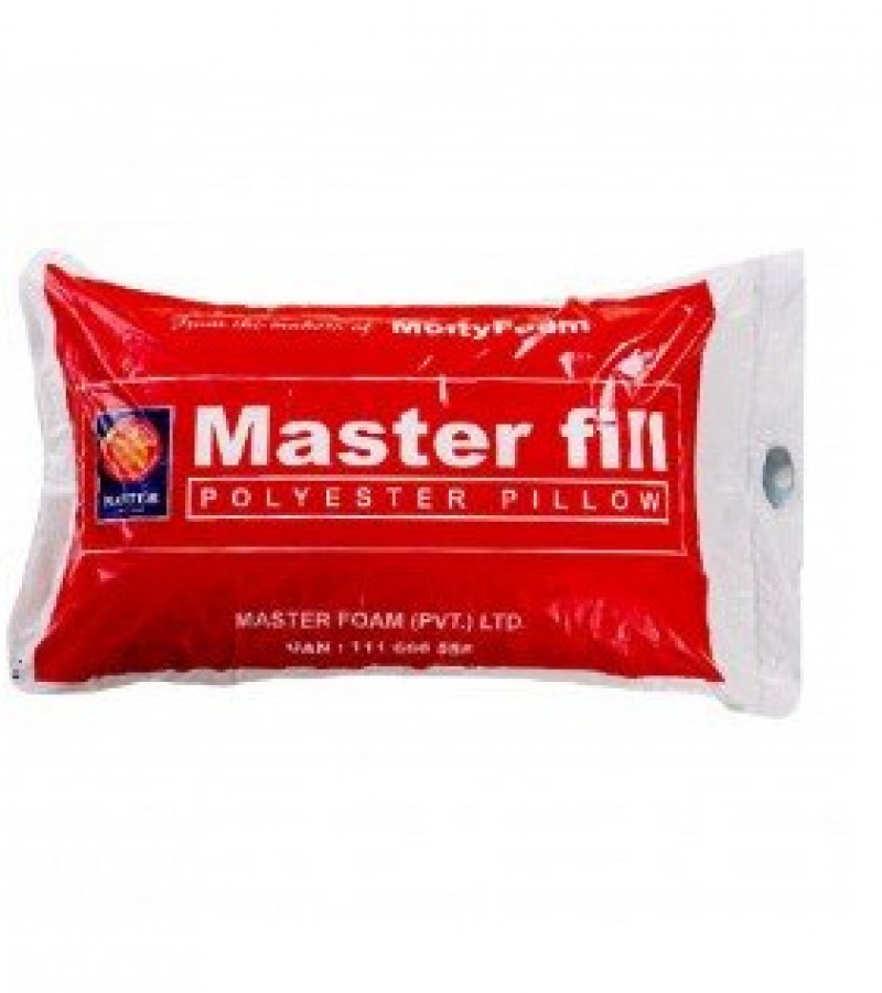 Master Fill Polyester Fiber Pillow - Antibacterial & Non-Allergenic
