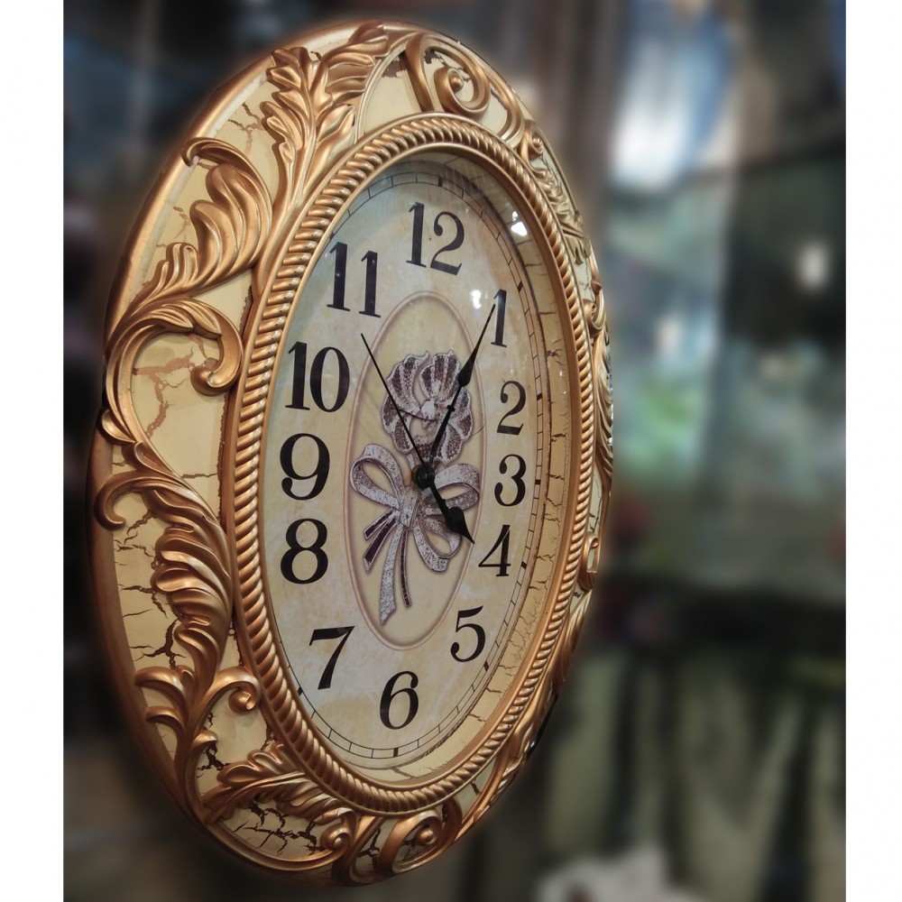 Oval Shape Premium Wall Clock For Office & Home