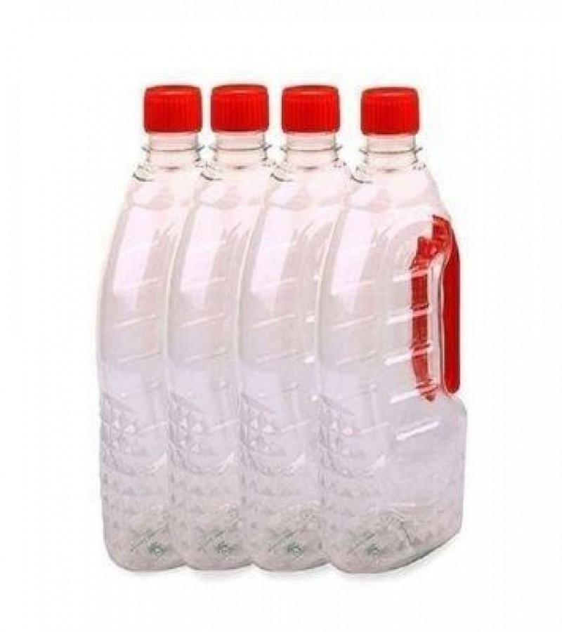 Pack Of 4 - Water Bottles - Transparent