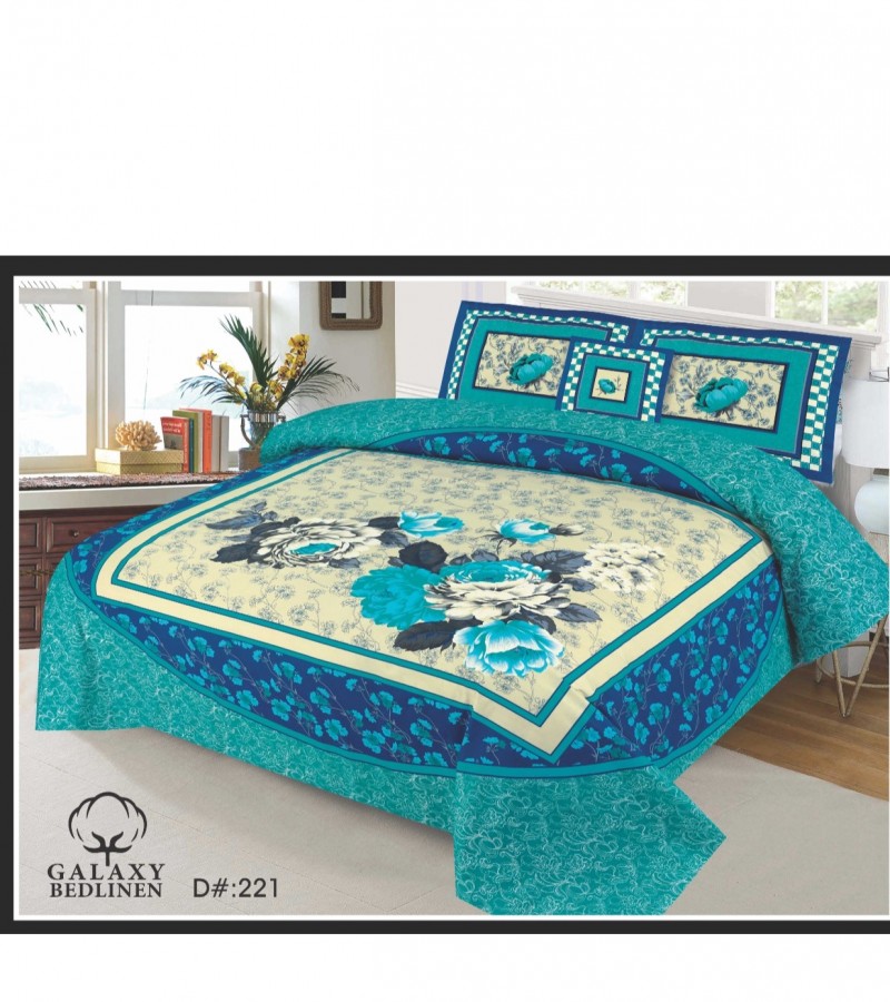 Panel Bedsheet 4 pc 1 bedsheet 2 pillow cover 1 cushion cover