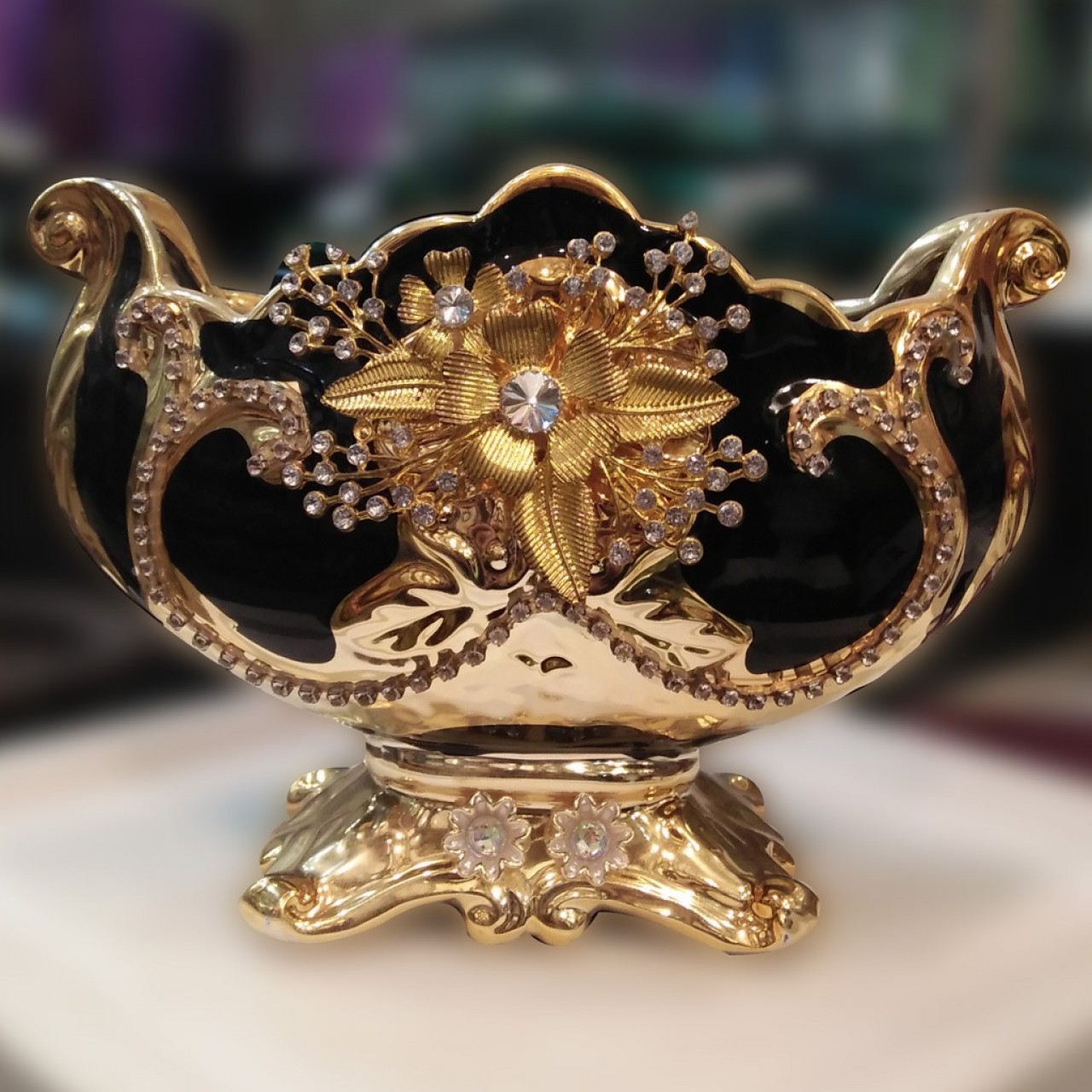 Porcelain Decorative Basket For Home Decoration