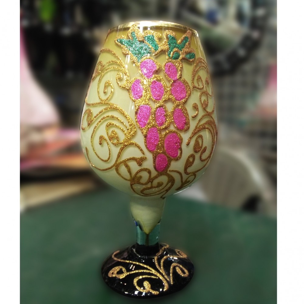 Printed Jaam Glass For Wedding & Home Decoration