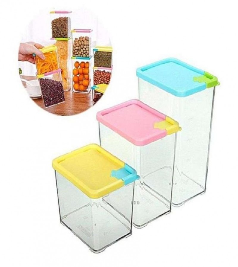 Stackable & Space Savvy Container (Set Of 6)