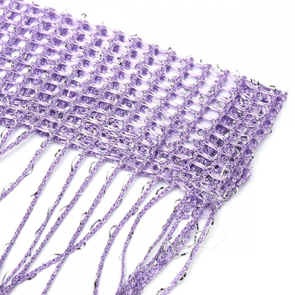 String Door Curtain Beads Window Panel Room Divider Crystal Tassel Fringe Beaded