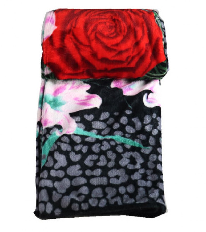 Velvet Ac Flannel Blanket single/Double - Light Weight Blanket