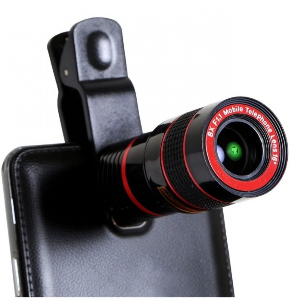 8x Mobile Zoom Lens - Black