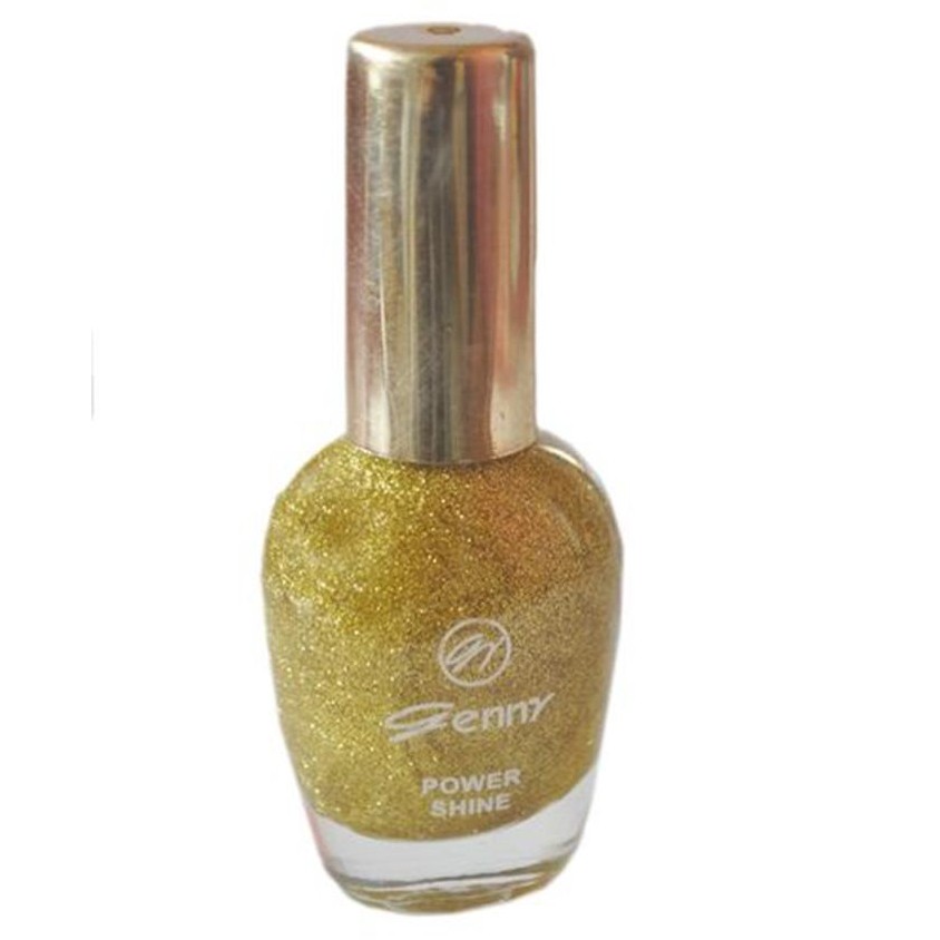 Genny Golden Glitter Nail Polish