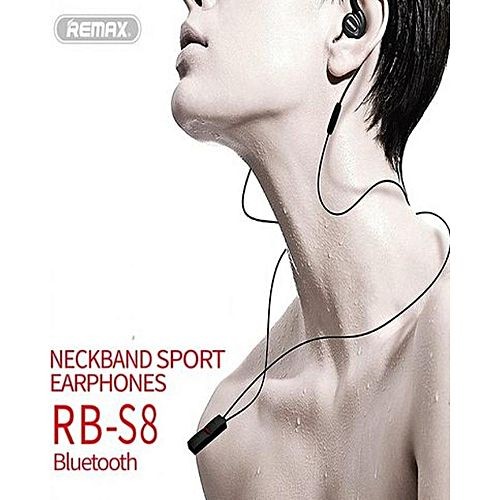 Sports Bluetooth Earphones - Remax S8 Neckband