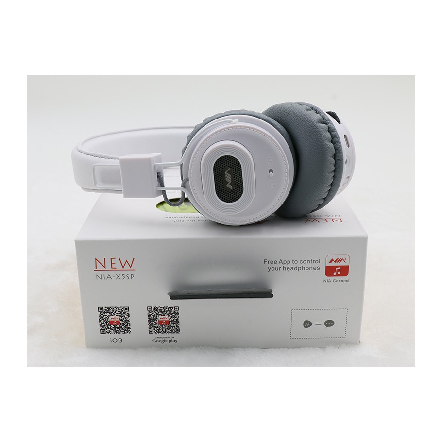 X5SP Bluetooth Wireless Headphone+Speaker - White