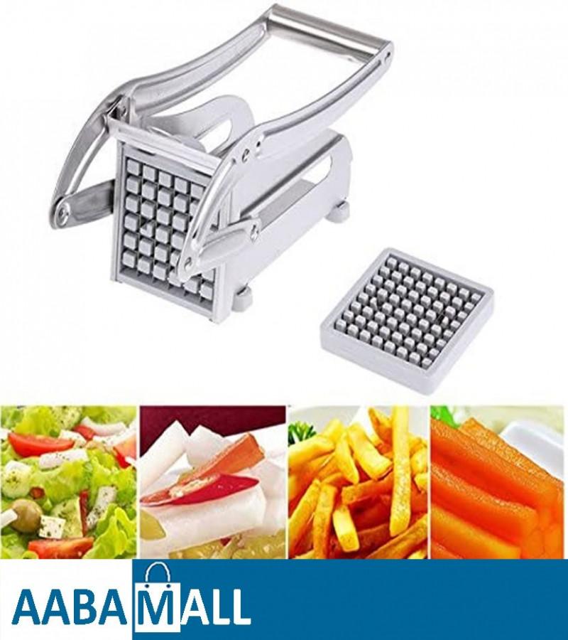 Stainless Steel French Fries Cutters Potato Chips Strip Cutting Machine Maker Slicer Chopper Dicer - Offered at AABA MALL