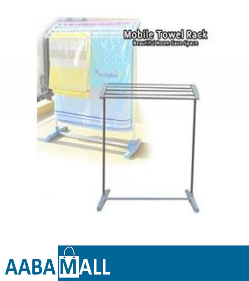 Stainless Steel Space Saver Portable floor Clothes Drying Rack Dryer Hanger Nappies, Undergarments, Towels, Etc.. by AABA MALL