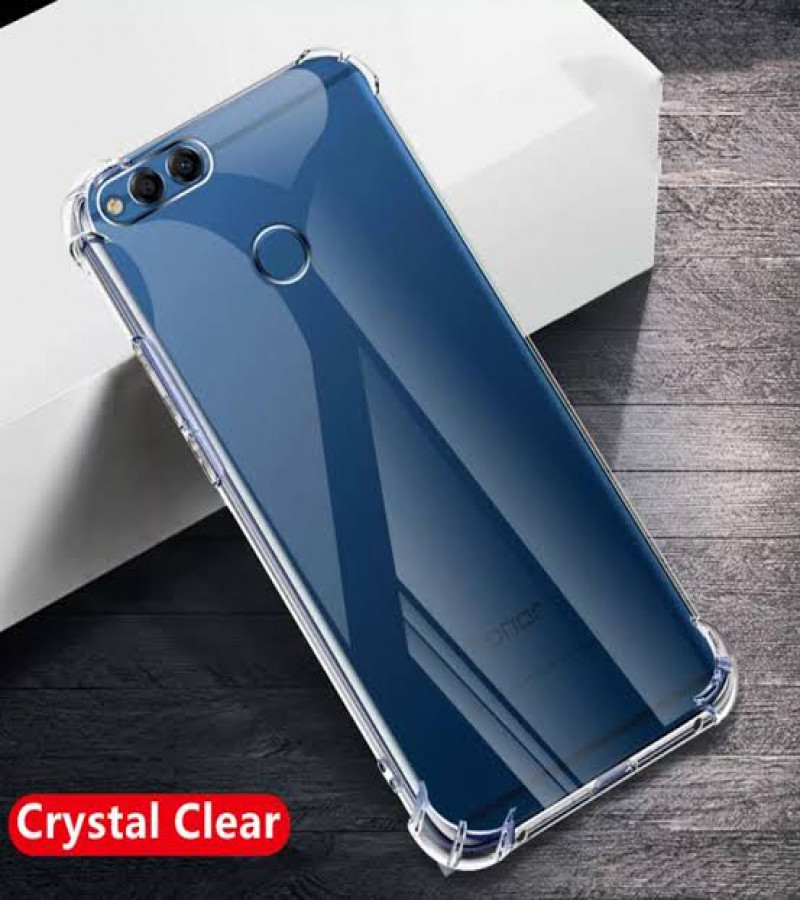 Huawei Honor 7X Back Cover Transparent Extra Bumper Anti Shock Soft Clear Case Huawei Honor 7X
