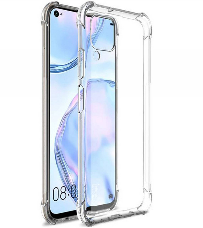 Huawei Nova 7i Back Cover Transparent Extra Bumper Anti Shock Soft Clear Case Huawei Nova 7i